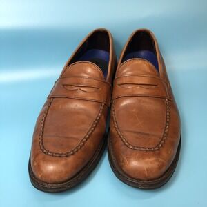 Allen Edmonds 3033 Road Warriors Walnut Leather Dress Penny Loafers Mens Size 9D